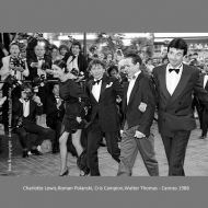 Charlotte Lewis,Roman Polanski, Cris Campion,Walter Thomas  Cannes 1986